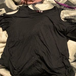 Off the shoulders light shirt